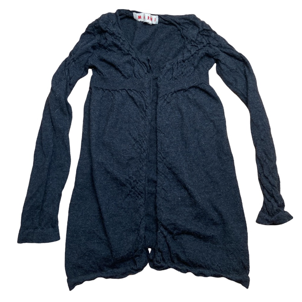 Marni Women’s Grey Cashmere Cardigan Size 42